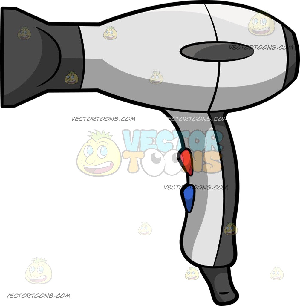 1004x1024 Household Appliances Collection Hair Dryer Clipart