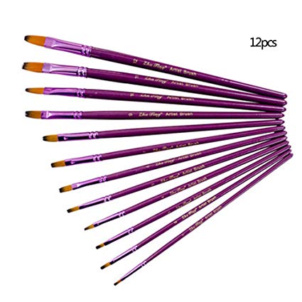 425x425 Merssavo Painting Brushes Set, Artist Nylon Hair