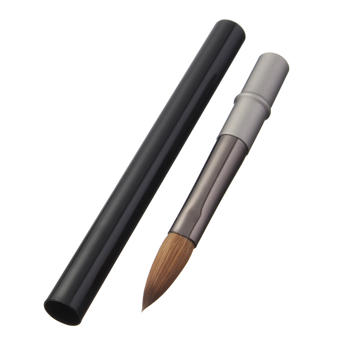 1200x1200 Black Acrylic Kolinsky Sable Hair Nail Art Brush Painting Drawing