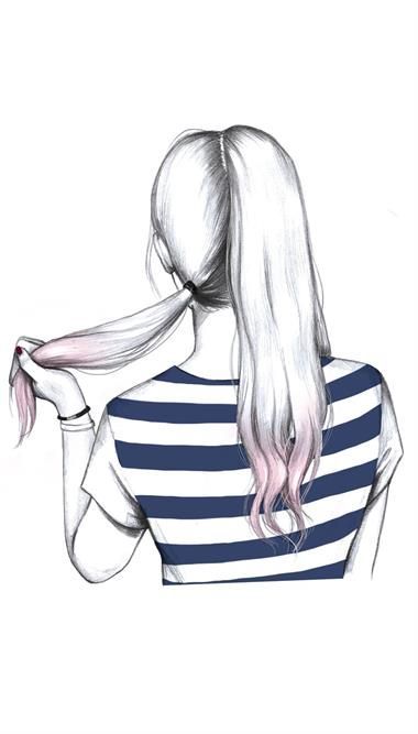 380x667 Pelo De A Dos Hair Hairstyles Drawing In How To Draw Hair
