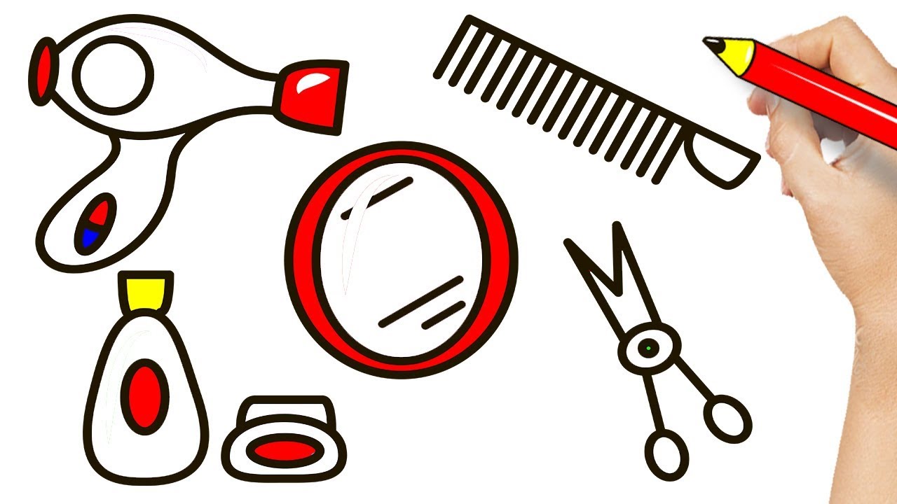 1280x720 How To Draw Hair Salon For Girls