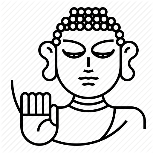 512x512 Collection Of Free Buddha Drawing Half Face Download On Ui Ex