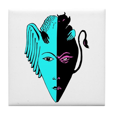 460x460 Angel Devil Girl Coasters