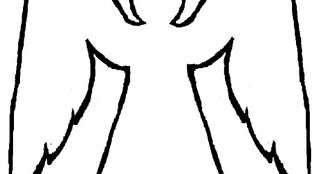 471x250 Angel Drawing Easy Very Baby Cartoon Wing Iydunetwork