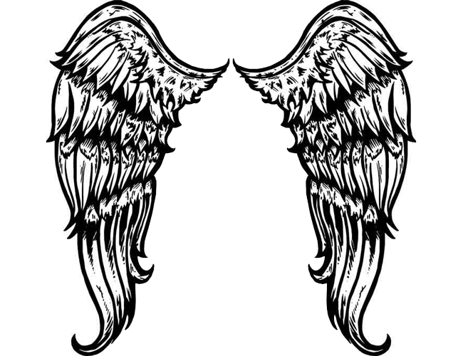 650x500 Neat Angels Tattoos Tumblr Beautiful White Angel Wings Design Tattoo
