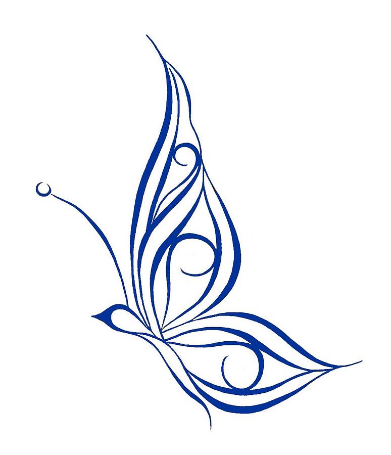 774x900 Tribal Butterfly