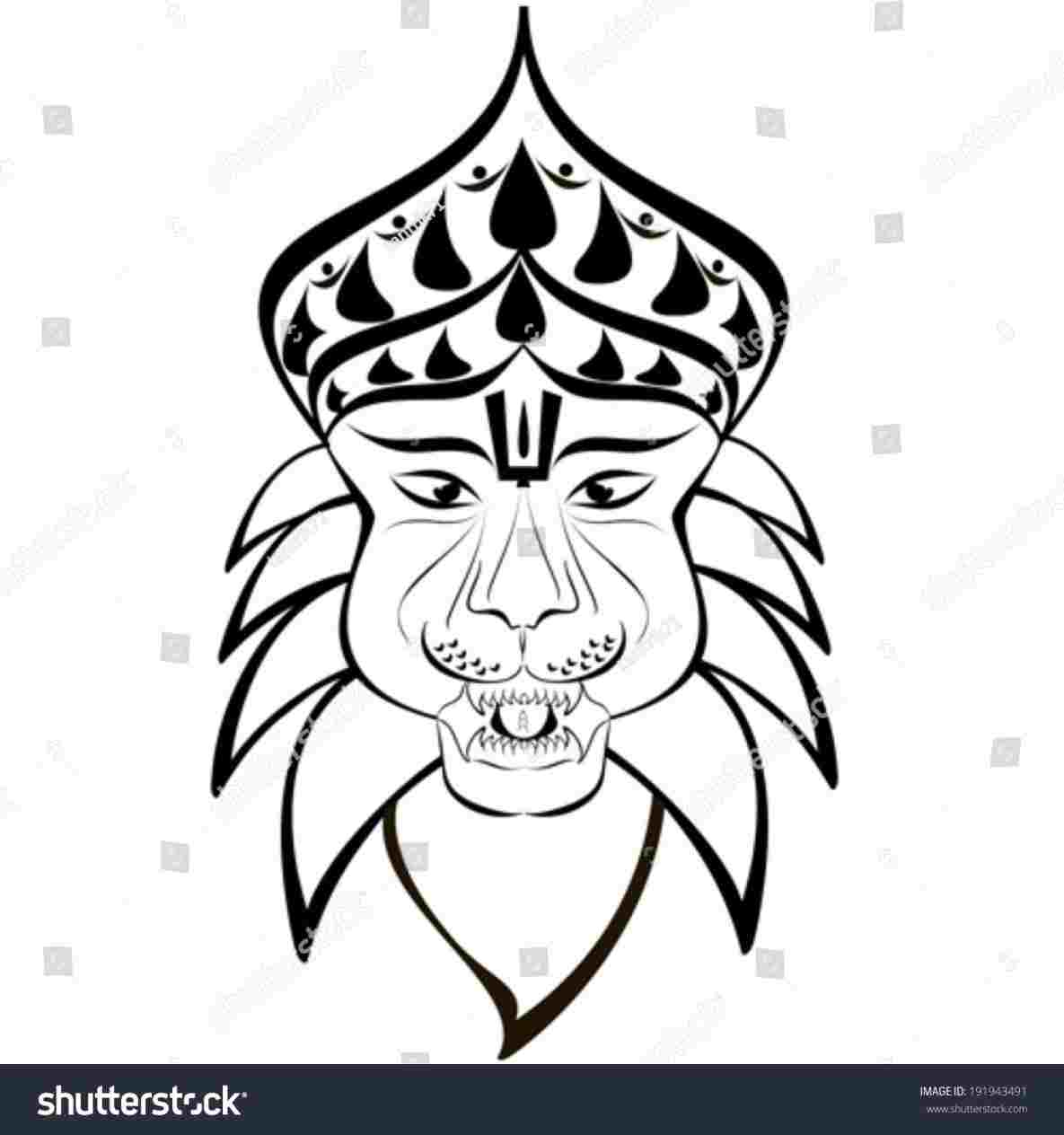 1185x1264 Lion Half Face Drawing