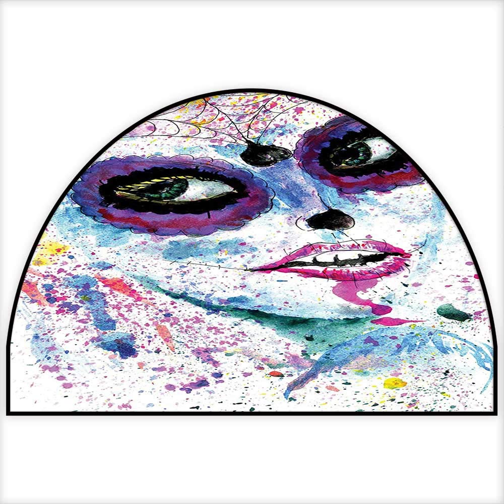 1000x1000 anti skid area rug grunge halloween lady with sugar
