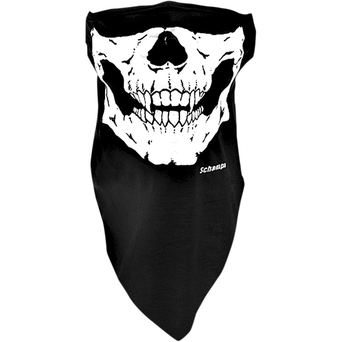 1200x1200 schampa traditional skull stretch facemask, automotive