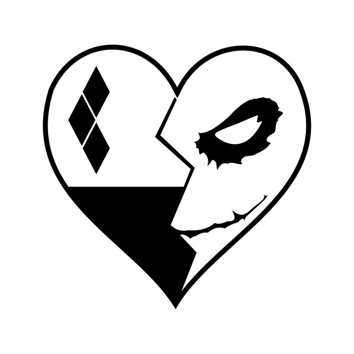 690x690 Joker Drawing Heart For Free Download