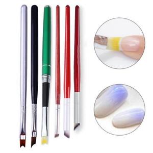 300x300 Nail Acrylic French Tip Brush Half Moon Drawing Brushes Nails Art