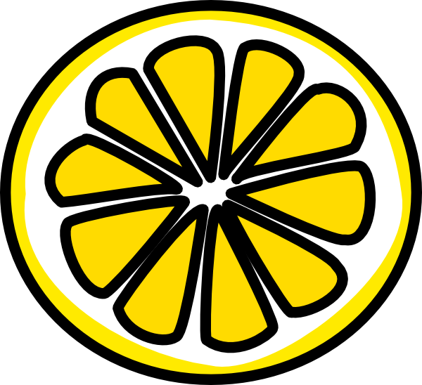 600x548 Collection Of Free Lemon Drawing Half Download On Ui Ex