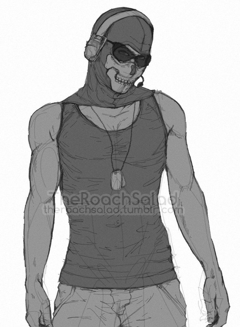 766x1044 Rain Locker In Call Of Duty Ghost Half Drawing