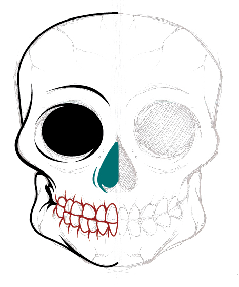 466x559 A Pseudo Sugar Skull From Start To Finish