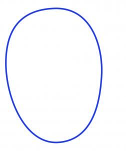 252x302 How To Draw A Skeleton Head Steps