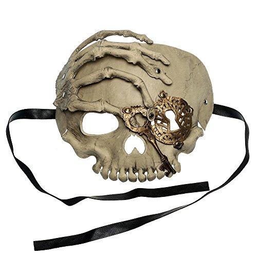 500x500 Ilovemasks Halloween Skull With Key Venetian Masquerade Half Face