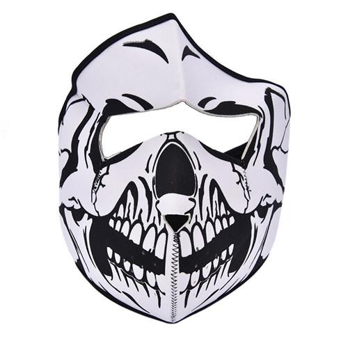 500x500 cycling atv motorbike tooth neoprene ghost skull balaclava