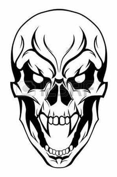 236x357 Best Skull Stencil Images In Skull Stencil, Drawings