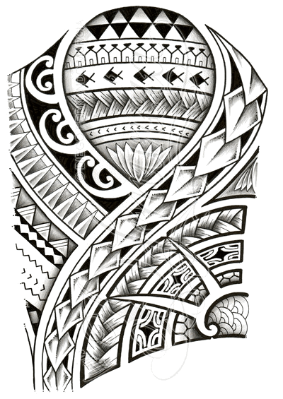 400x565 coolest polynesian tattoo designs