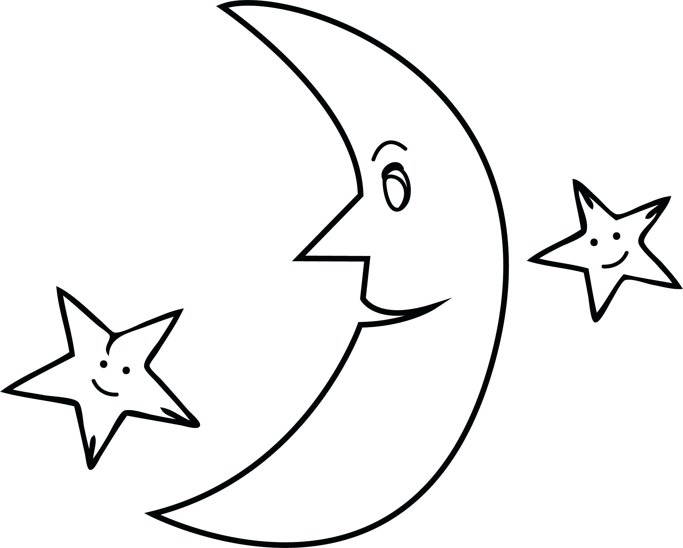 2270x1824 Moon Coloring Pages