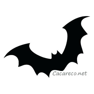 383x383 Halloween Bat Outline Coloring Pages Bats Free Bat For Kids
