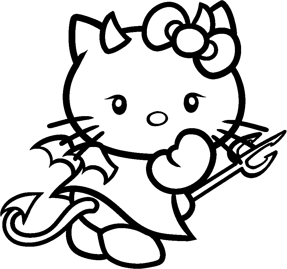 975x915 Halloween Black Cat Coloring Pages