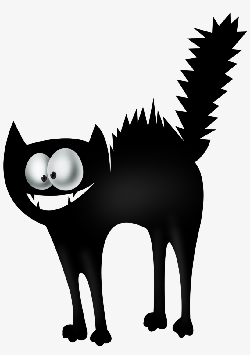 820x1161 Cat Halloween Drawing Clip Art