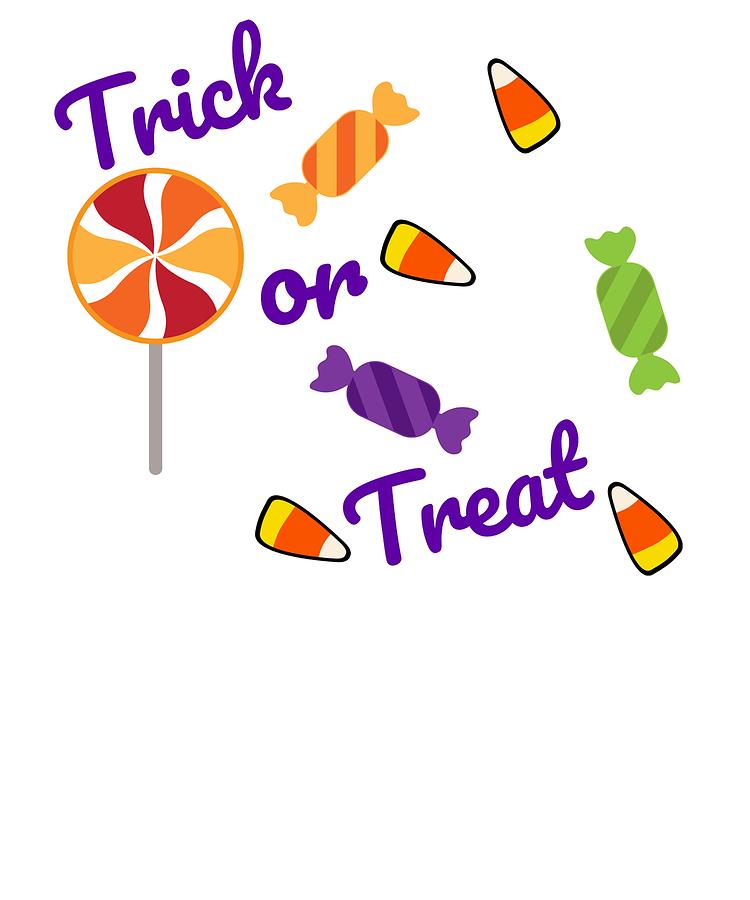 750x900 Halloween Trick Or Treat Candy Fun Drawing