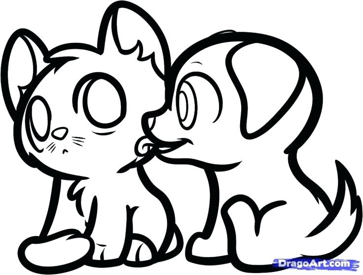 736x558 Coloring Pages Printable Princess Animals Cute Baby Animal Cartoon