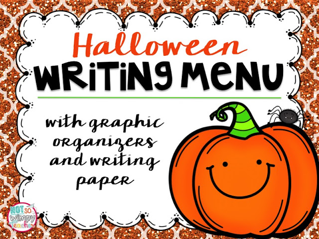 640x480 free halloween writing menu diary of a not so wimpy teacher