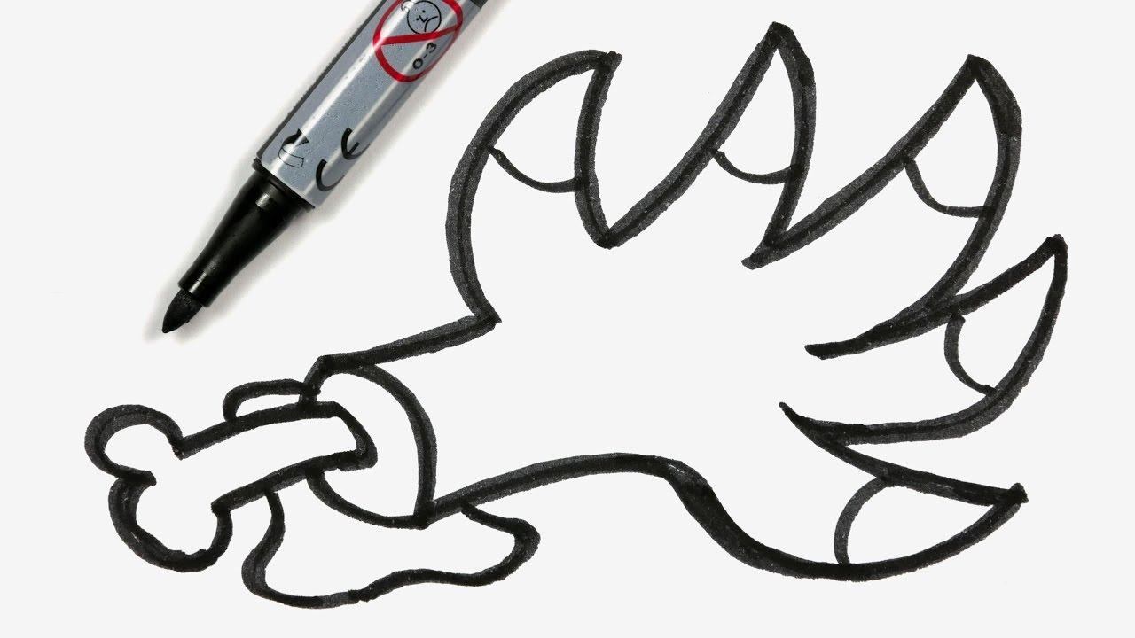 1280x720 How To Draw A Cartoon Halloween Monster Claw