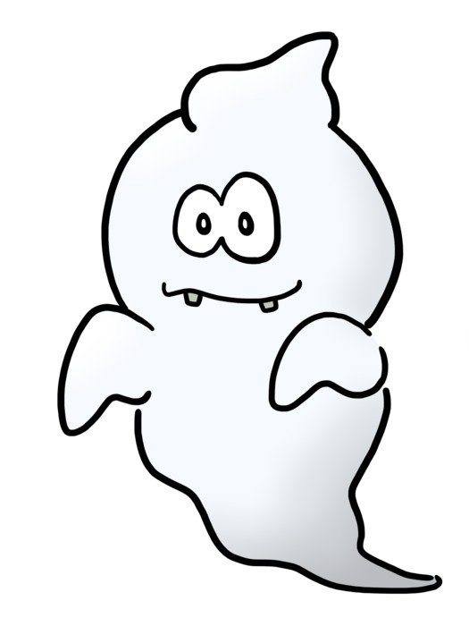 525x700 Halloween Ghost Drawing Free Image