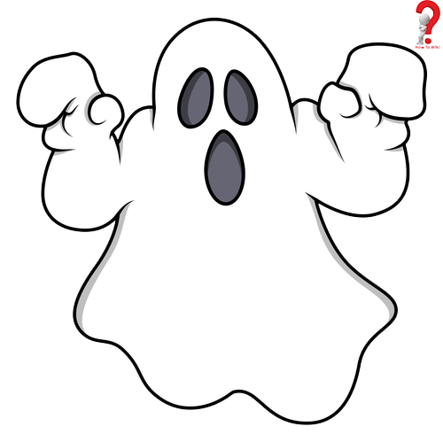 500x499 Ghost Drawing Image How To Art Halloween Coloring, Halloween