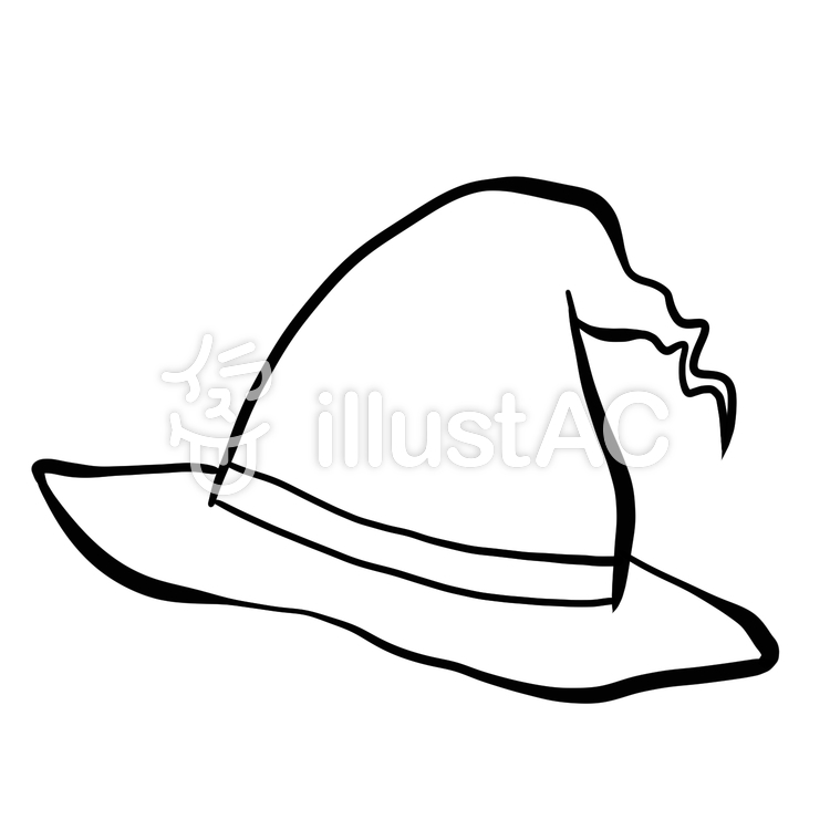 750x750 Free Cliparts No Color Witch's Hat
