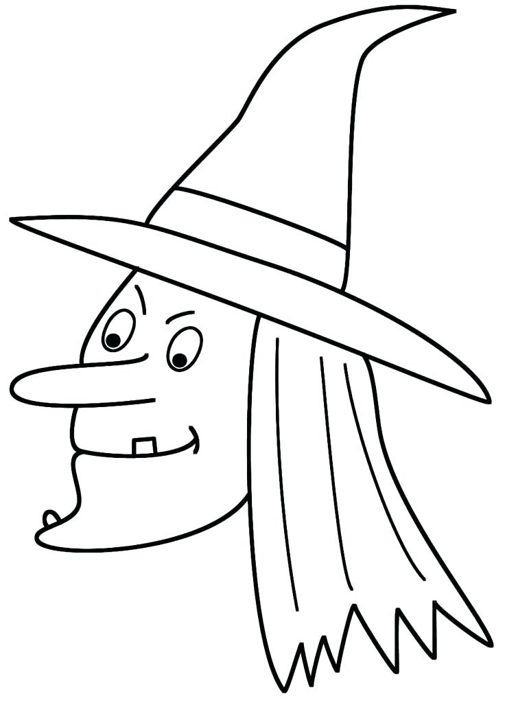 736x1027 How To Draw A Halloween Witch Continuous Line Drawing Girl