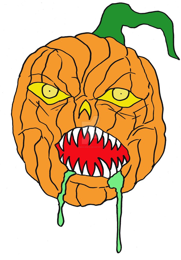746x1070 Halloween Pumpkin Drawing