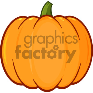 300x300 Pumpkin Fruit Cartoon Drawing Simple Design Vector Illustration