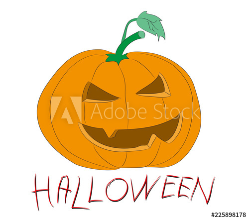 500x442 Halloween Pumpkin Drawing Color, Vector