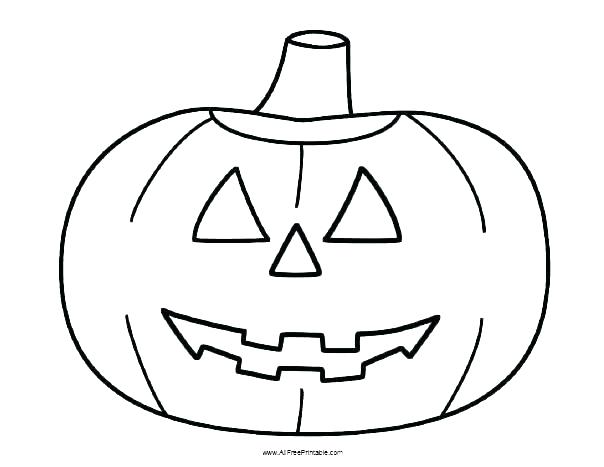 604x467 Halloween Pumpkin Drawing For Kids