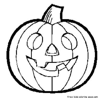 396x377 Halloween Pumpkins Printable Coloring Pages For Kids