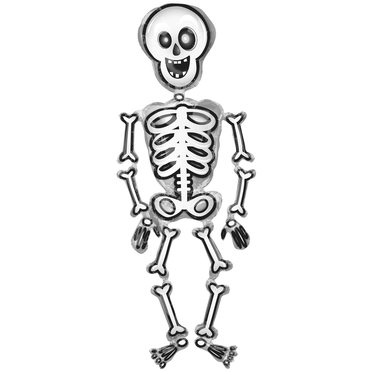1200x1200 Halloween Skeleton Airwalker Foil Balloons