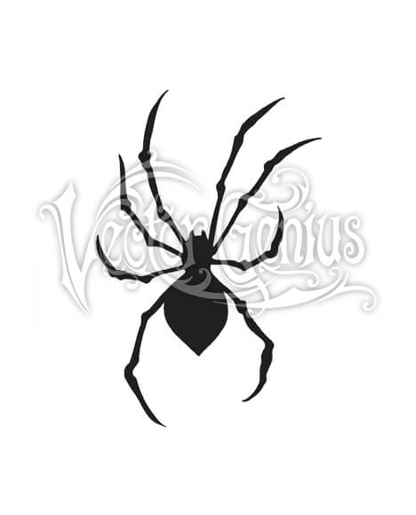 468x580 Creepy Halloween Spider Clipart