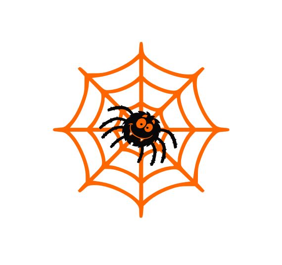 570x537 Halloween Spider Spider Web Cutting Use With Silhouette
