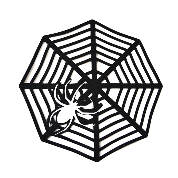 600x600 Halloween Spider Web Door Decoration