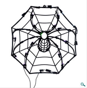 299x300 Kurt Adler Halloween Spider Light Window Decoration Light