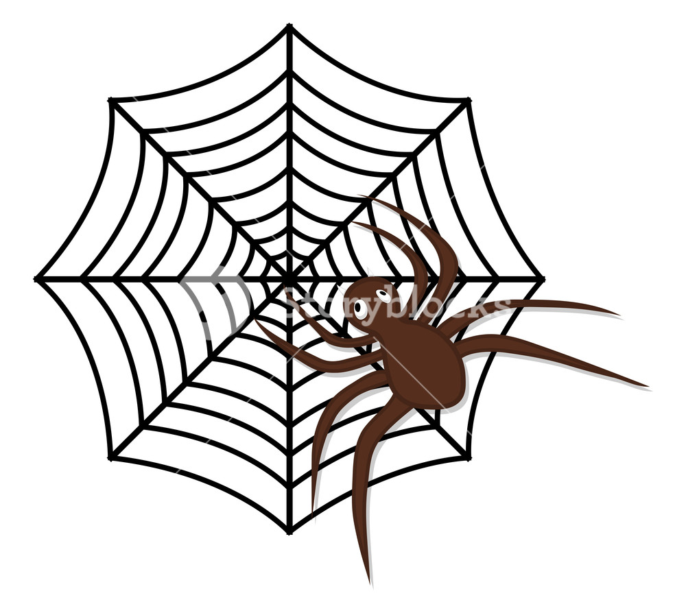 1000x894 Scary Halloween Spider Web Royalty Free Stock Image