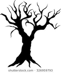 Halloween Tree Drawing | Free download on ClipArtMag