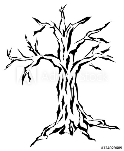 410x500 Halloween Tree