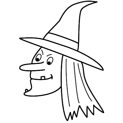 400x400 Witch Drawings For Halloween Fun For Christmas Halloween