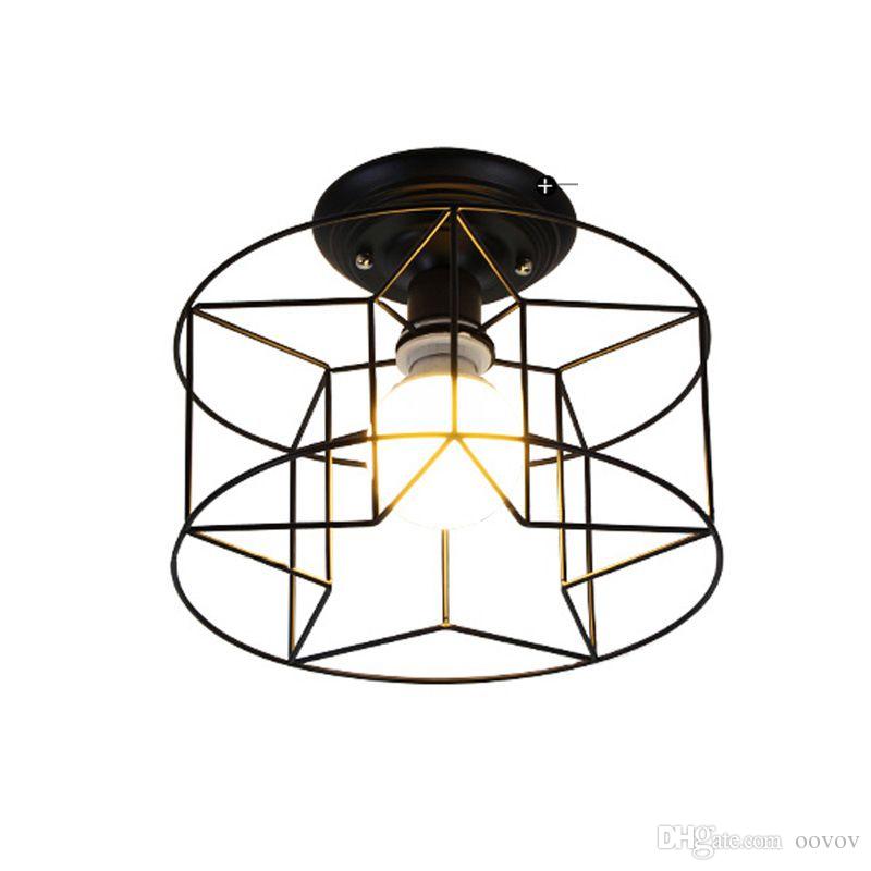 800x800 Oovov Simple Iron Balcony Ceiling Lighting Creative Hallway